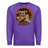 Purple distressed mighty Premium Sweatshirt - lanVoArt