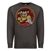 Smoke distressed mighty Premium Sweatshirt - lanVoArt