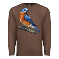 Chestnut Eastern Bluebird Premium Sweatshirt - LillyAllenDesigns