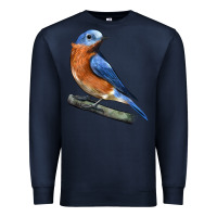 Navy Eastern Bluebird Premium Sweatshirt - LillyAllenDesigns