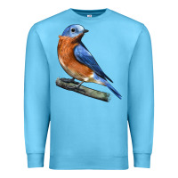 Ocean Blue Eastern Bluebird Premium Sweatshirt - LillyAllenDesigns