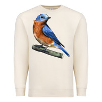 Sandshell Eastern Bluebird Premium Sweatshirt - LillyAllenDesigns