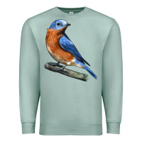 Seafoam Eastern Bluebird Premium Sweatshirt - LillyAllenDesigns