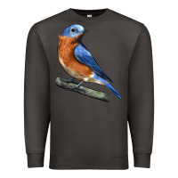 Smoke Eastern Bluebird Premium Sweatshirt - LillyAllenDesigns