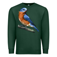 Sports Green Eastern Bluebird Premium Sweatshirt - LillyAllenDesigns