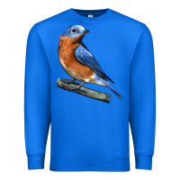 True Royal Eastern Bluebird Premium Sweatshirt - LillyAllenDesigns