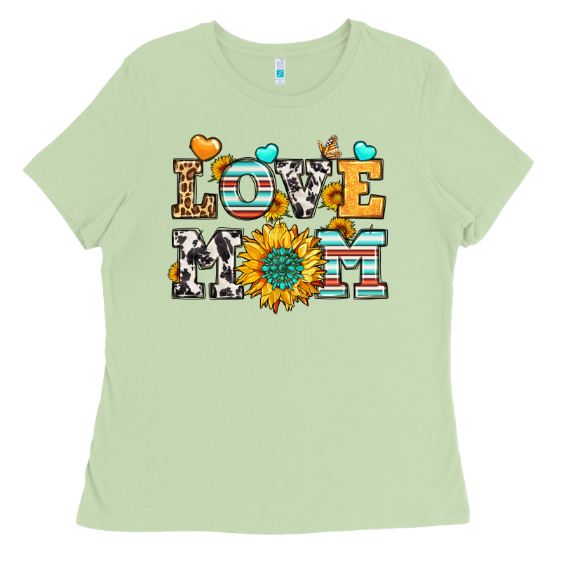Love Mom Ladies Tee by LillyAllenDesigns | Teevron