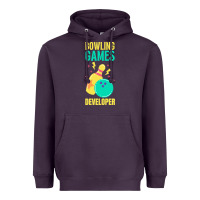 Plum Bowling Games Developer Heavyweight Hoodie - lanVoArt