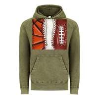 Vintage Olive baseball and basketball and football tumbler tbs Vintage Hoodie - TumblerDesignByShophia