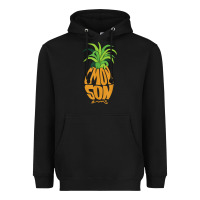 Black vintage psych pineapple of gus c'mon son! crazy lover gift t shirt Heavyweight Hoodie - lanVoArt