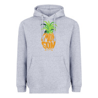 Heather Grey vintage psych pineapple of gus c'mon son! crazy lover gift t shirt Heavyweight Hoodie - lanVoArt