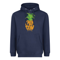 Navy vintage psych pineapple of gus c'mon son! crazy lover gift t shirt Heavyweight Hoodie - lanVoArt