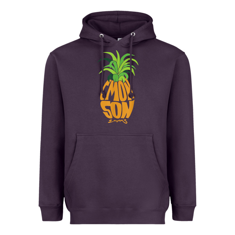 Vintage Psych Pineapple Of Gus C'mon Son! Crazy Lover Gift T Shirt Heavyweight Hoodie by lanVoArt | Teevron