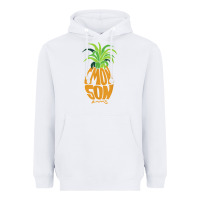 White vintage psych pineapple of gus c'mon son! crazy lover gift t shirt Heavyweight Hoodie - lanVoArt