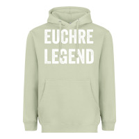 Matcha Euchre Legend Best Euchre Card Board Game Player Gift Heavyweight Hoodie - lanVoArt