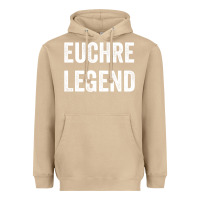 Mushroom Euchre Legend Best Euchre Card Board Game Player Gift Heavyweight Hoodie - lanVoArt