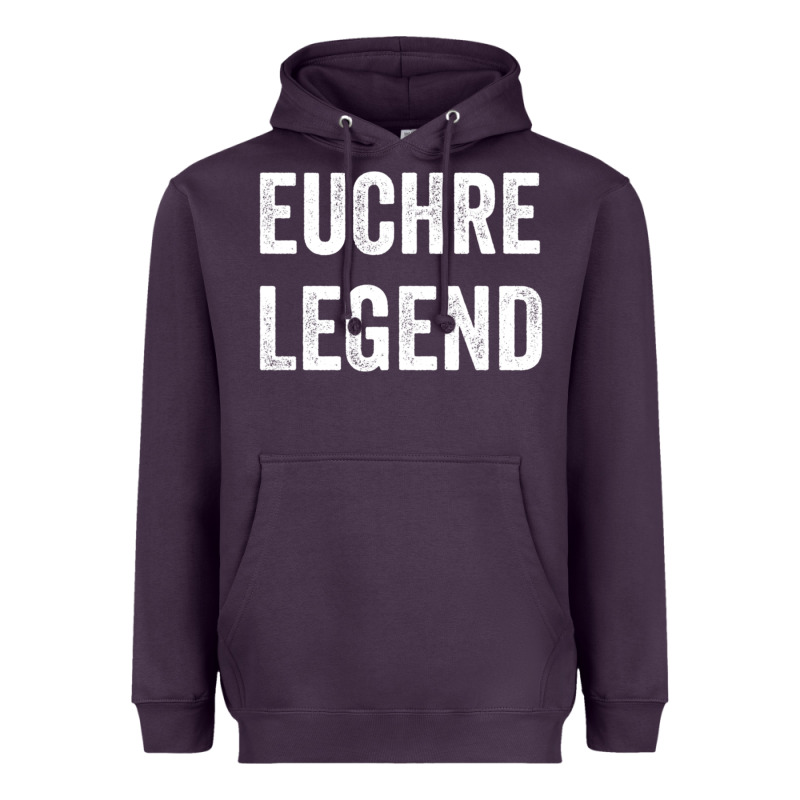 Euchre Legend Best Euchre Card Board Game Player Gift Heavyweight Hoodie by lanVoArt | Teevron