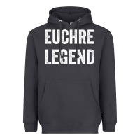 Smoke Euchre Legend Best Euchre Card Board Game Player Gift Heavyweight Hoodie - lanVoArt