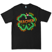 Black teacher st patricks day Premium Tee - LillyAllenDesigns