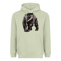 Matcha Spectacled Bear Heavyweight Hoodie - LillyAllenDesigns
