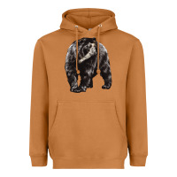 Meerkat Spectacled Bear Heavyweight Hoodie - LillyAllenDesigns