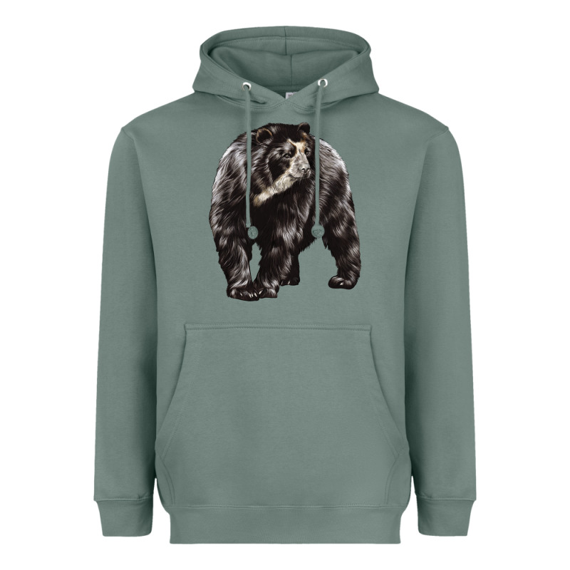Spectacled Bear Heavyweight Hoodie by LillyAllenDesigns | Teevron