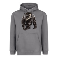 Storm Spectacled Bear Heavyweight Hoodie - LillyAllenDesigns