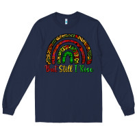 Navy but still i rise Long Sleeve Tee - CowGirlArtShop