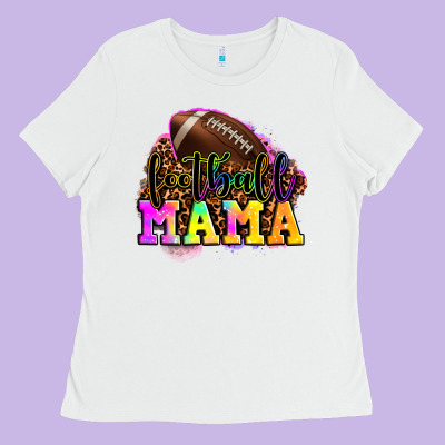 Football Mama Ladies Tee Designed By Lillyallendesigns
