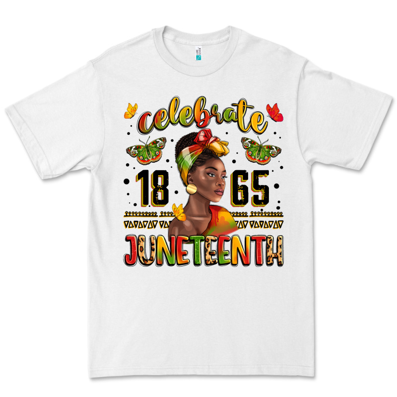 Celebrate 1865 Juneteenth With Black Woman Premium Tee by LillyAllenDesigns | Teevron