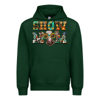 Forest Green show mom brown calf eye glasses Urban Hoodie - BarkalooDesign