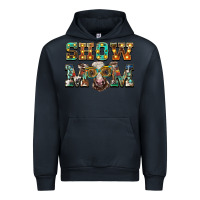 Navy show mom brown calf eye glasses Urban Hoodie - BarkalooDesign