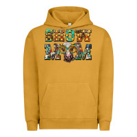 Pigment Peanut Butter show mom brown calf eye glasses Urban Hoodie - BarkalooDesign