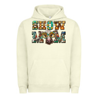 Pigment Pistachio show mom brown calf eye glasses Urban Hoodie - BarkalooDesign