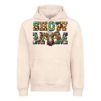 Sandshell show mom brown calf eye glasses Urban Hoodie - BarkalooDesign