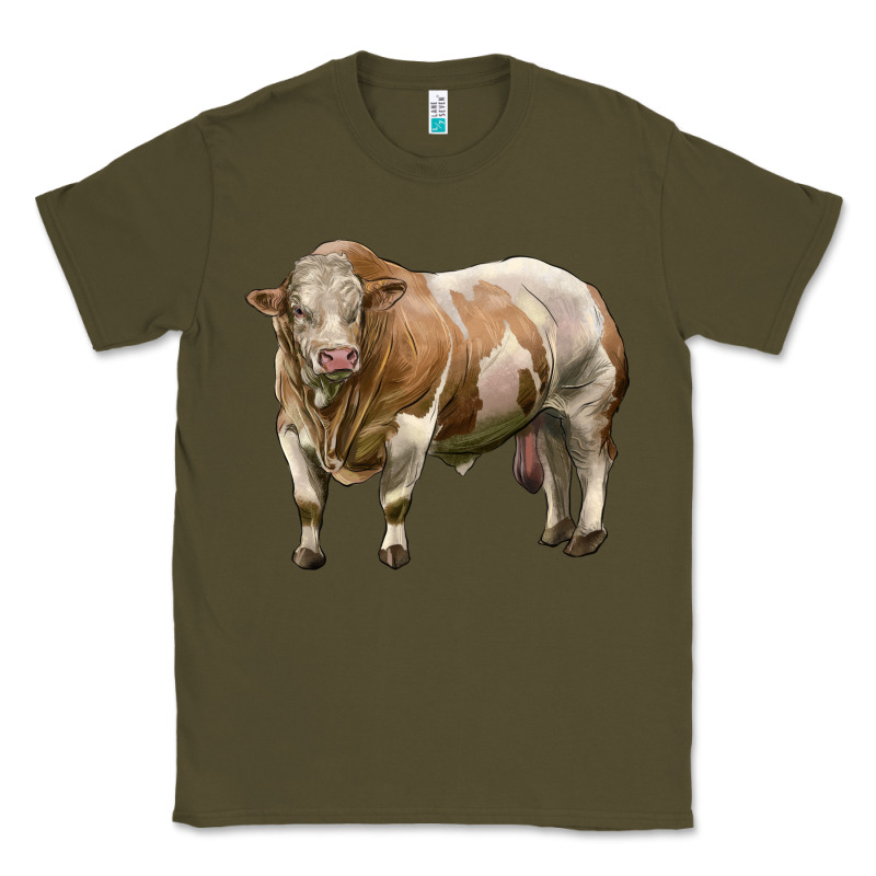 Simmental Bull Classic Tee by LillyAllenDesigns | Teevron