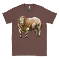 Chestnut simmental bull Classic Tee - LillyAllenDesigns
