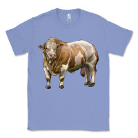 Colony Blue simmental bull Classic Tee - LillyAllenDesigns