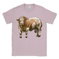 Lilac simmental bull Classic Tee - LillyAllenDesigns