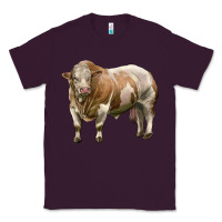 Plum simmental bull Classic Tee - LillyAllenDesigns