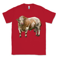Red simmental bull Classic Tee - LillyAllenDesigns