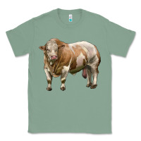 Sage simmental bull Classic Tee - LillyAllenDesigns