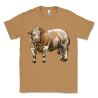 Toasted Coconut simmental bull Classic Tee - LillyAllenDesigns