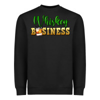 Black whiskey business St. Patricks Day Heavyweight Sweatshirt - FaDigitalArtStudio