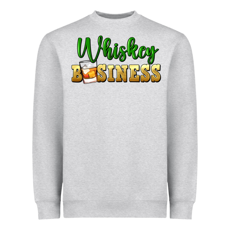 Whiskey Business St. Patricks Day Heavyweight Sweatshirt by FaDigitalArtStudio | Teevron