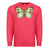 Cardinal Cabbage Butterfly Premium Sweatshirt - LillyAllenDesigns