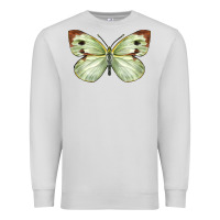 Dove Grey Cabbage Butterfly Premium Sweatshirt - LillyAllenDesigns