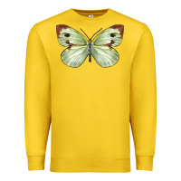 Lemon Cabbage Butterfly Premium Sweatshirt - LillyAllenDesigns