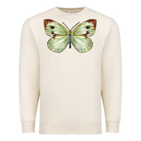 Sandshell Cabbage Butterfly Premium Sweatshirt - LillyAllenDesigns