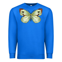 True Royal Cabbage Butterfly Premium Sweatshirt - LillyAllenDesigns
